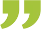 Green quotation marks on black background.